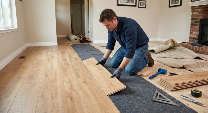 Laminate Floor Remodeling in Bethany Beach, DE