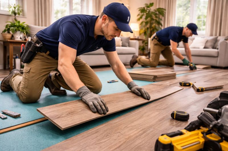 Laminate Floor Replacement in Ellendale, DE