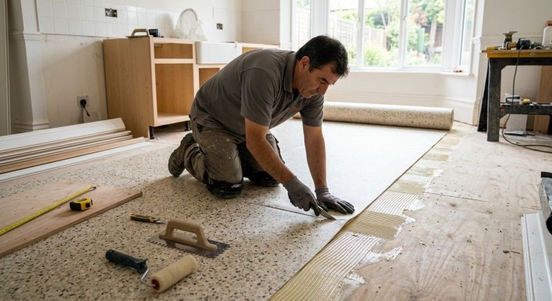 Linoleum Floor Installation in Ellendale, DE