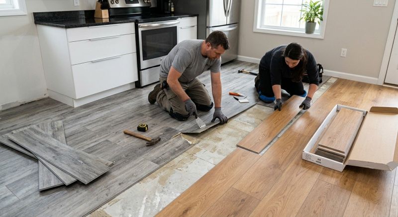 Vinyl Floor Replacement in Bethany Beach, DE